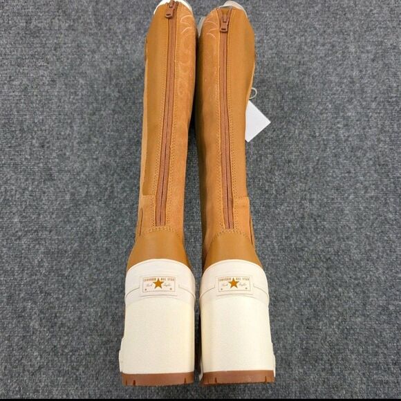 New CONVERSE Chuck 70 De Luxe Heel XX Platform High Western Women’s Sz 8 A15660C - Picture 2 of 14